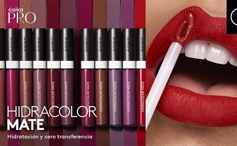 ésika Labial Líquido Hidracolor Mate Almendra Rosé Amazon mx