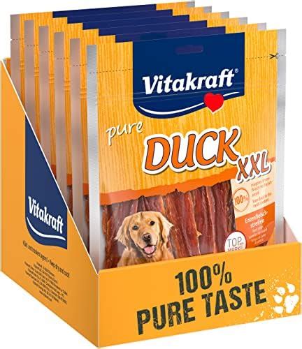 Vitakraft Hundesnack Duck Xxl Entenfleischstreifen X G Amazon De