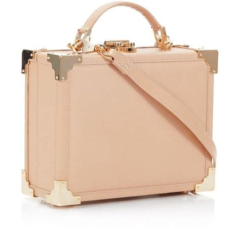 Aspinal Of London Nude Leather Mini Trunk