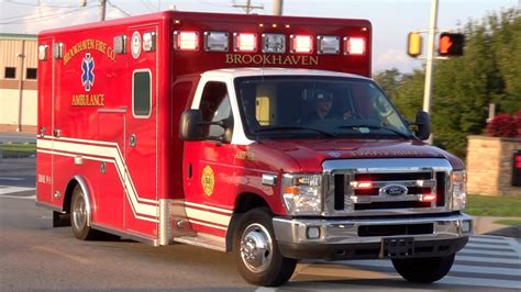 Brookhaven Fire Company Ambulance B Chief Responding House