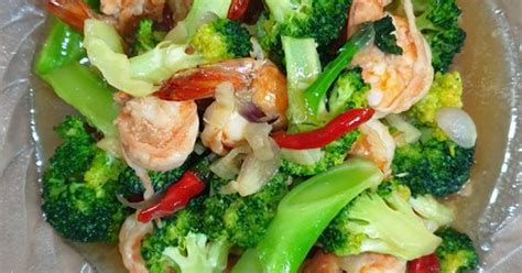 Resep Cah Brokoli Udang Oleh Siska Fc Cookpad