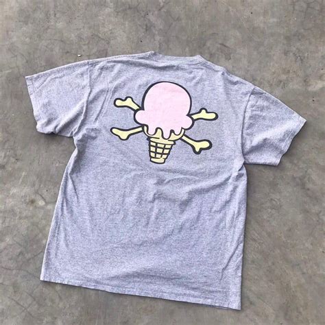 Ice Cream Mens Grey T Shirt Depop