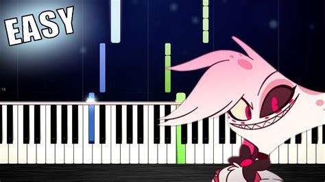 Addict Hazbin Hotel Easy Piano Tutorial By Plutax Youtube