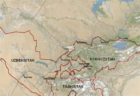 Map Of Ancient China Tian Shan Mountains