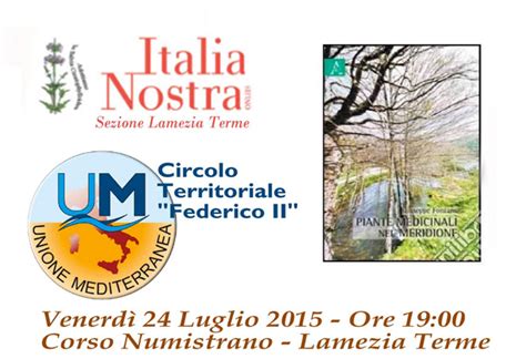 Lamezia Il Luglio Presentazione Del Libro Di Giuseppe Fontana Il