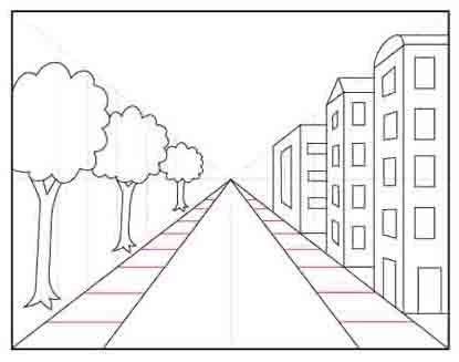 one point perspective drawing for kids - Record Weblogs Pictures Library