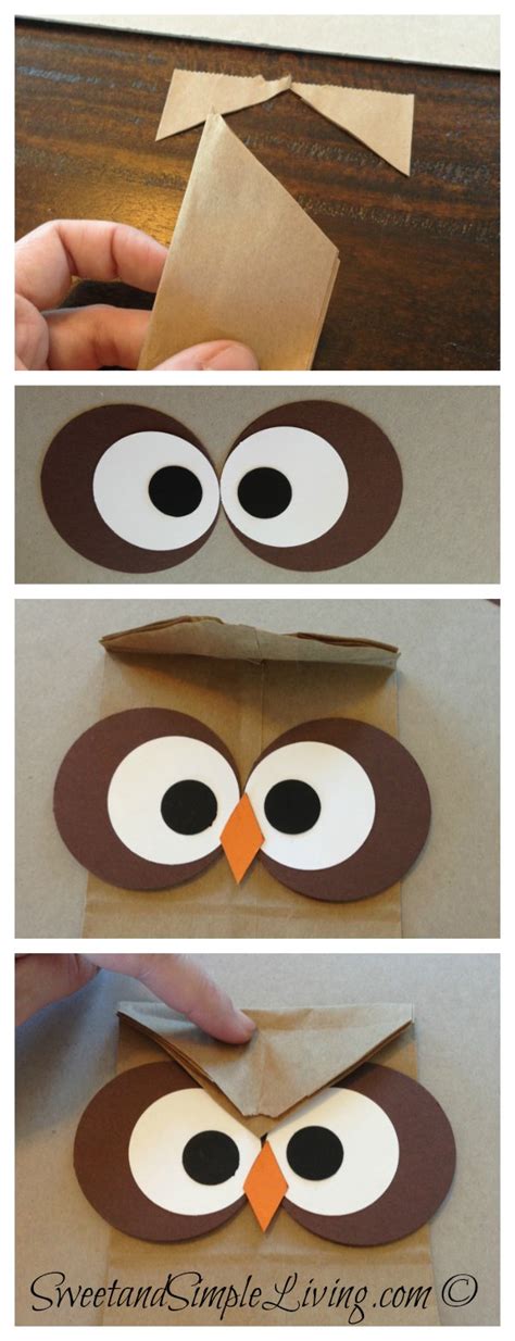 Owl Crafts: Easy Treat Bag (Perfect for Parties) - Sweet and Simple Living