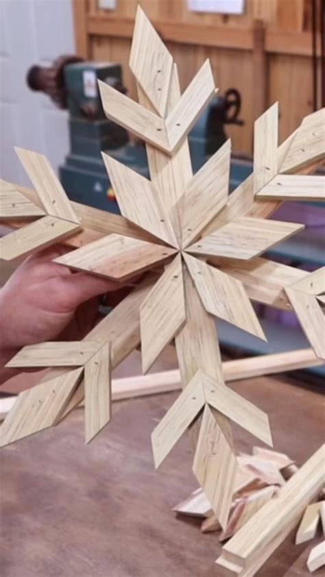 Wood Snowflake One Fence Picket Build Low Cost High Profit