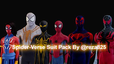 Spider Verse Suit Pack Pt New Suit Slots Reza At Marvels