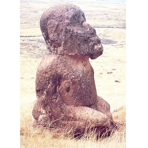 Unusual Tukuturi Statue On Easter Island Remains An Unexplained Mystery - Ancient Pages