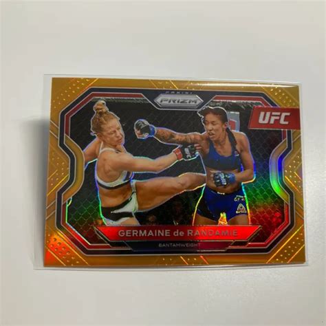 CARTE RÉFRACTEUR ORANGE Germaine de Randamie 2021 Panini Prizm UFC 15