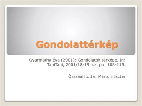 PPT Gondolattérkép PowerPoint Presentation free download ID 6954624