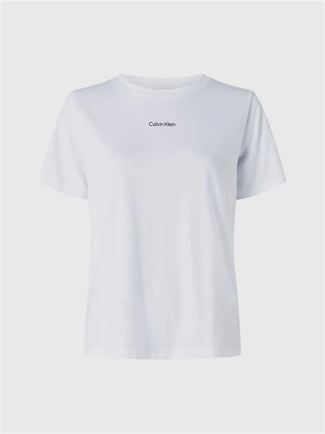 Cotton Micro Logo T Shirt Calvin Klein® K20k205454yaf