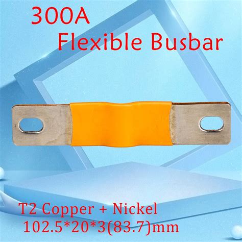 Flexible Busbar 200A 300A Copper Nickel 24V 302Ah Lithium Prismatic 36V