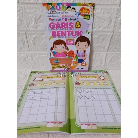 Jual BUKU PANDAI MENULIS HURUF ANGKA GARIS BENTUK BUKU PANDAI MENULIS