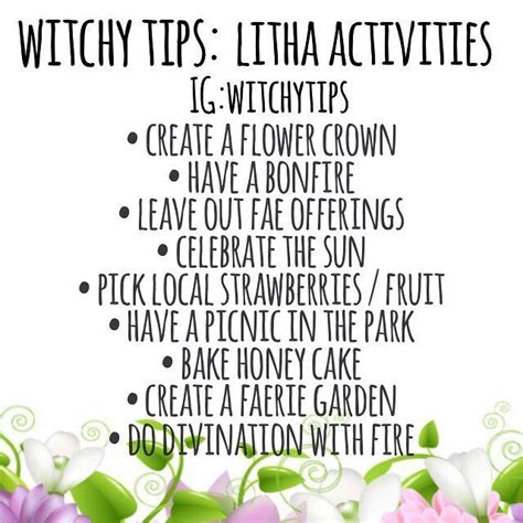 Tips For Witches Everywhere On Instagram Litha Is Coming It S