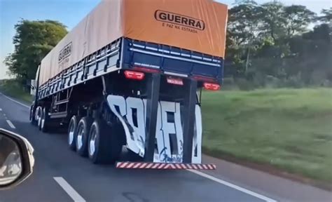 Cabelo Batateiro consegue ter o caminhão mais arqueado do Brasil