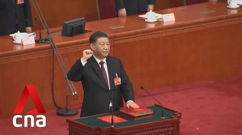 Xi Jinping Sworn In As Chinas President For A Historic Third Term