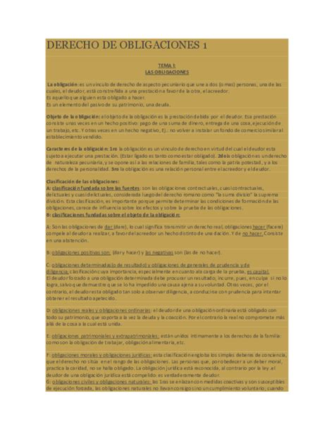 Pdf Derecho Civil De Las Obligaciones Angel Fernández