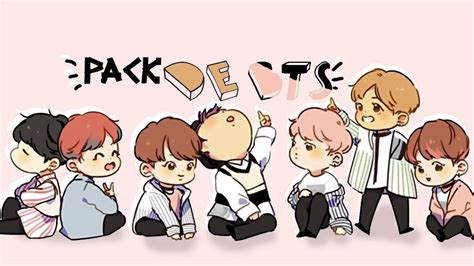 Bts Cartoon Pic For Wallpaper Bts Animated Wallpapers Bodewasude