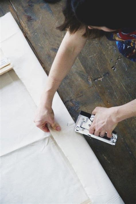 Make How To Stretch Your Own Canvas For Your Next Painting Framing