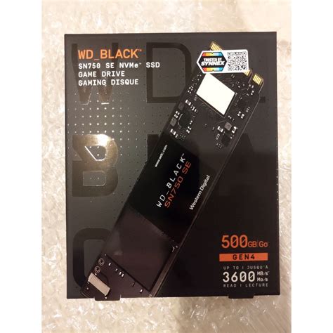 WD BLACK SN750 SE 500GB SSD M 2 NVMe GEN3 GEN4 WDS500G1B0E Shopee