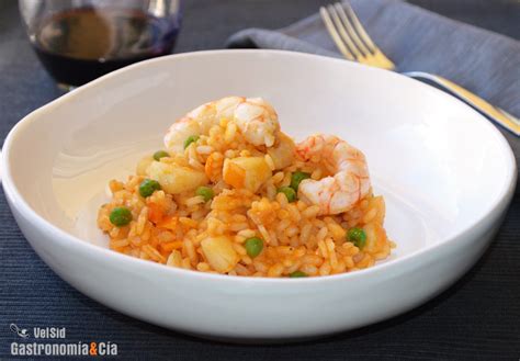 Arroz Con Sepia Y Gambas Gastronomía And Cía