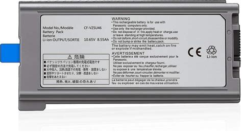 CF VZSU0PR CF VZSU0PW Laptop Battery For Panasonic TOUGHBOOK CF 54 Mk1