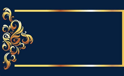 Blue And Gold PNG Gold Line Border Europ 29 99 Kb Free PNG HDPng