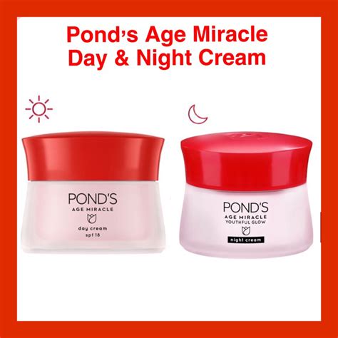 Jual Ponds Age Miracle Day Night Cream 10gr Shopee Indonesia