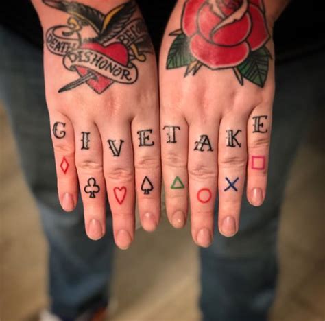 Badass Knuckle Tattoos For