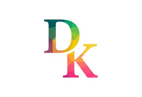 Plantilla De Dise O Vectorial Con Dise O De Logotipo De Letra Dk