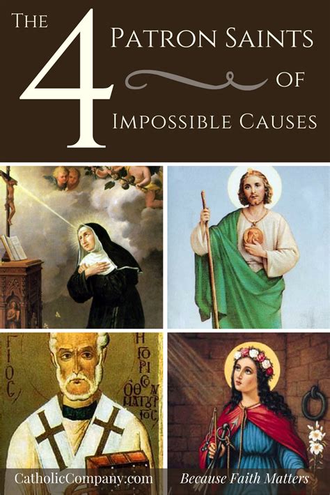 The 4 Patron Saints Of Impossible Causes The Catholic Company