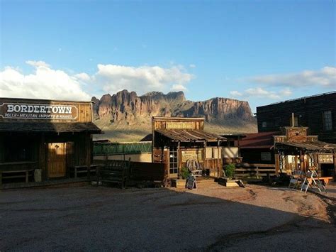 Goldfield Ghost Town Base Of The Superstition Mountains Goldfield Ghost