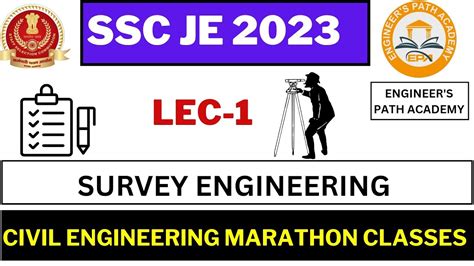 LEC 1 SURVEY ENGINEERING FUNDAMENTALS OF SURVERY FOR SSC JE