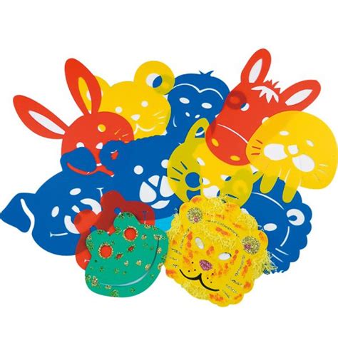 Template-Animal Mask Pack of 10 – VIP Educational Supplies Pte Ltd