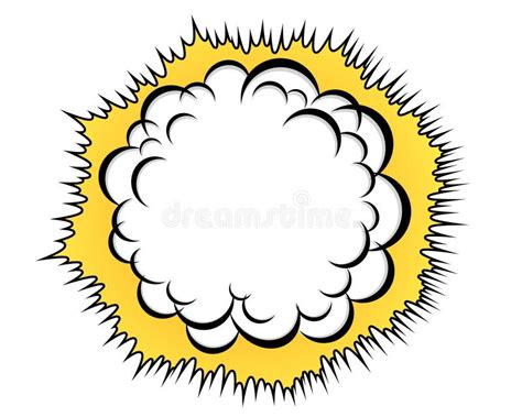 Cloud after the explosion stock vector. Illustration of boom - 33555234