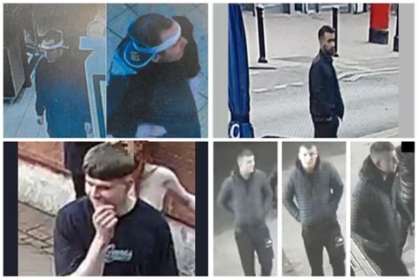 Caught On Camera Sheffield 19 People South Yorkshire Police Urgently