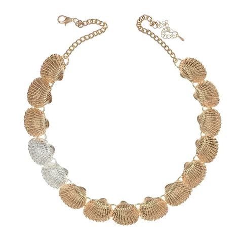 Hot Tomato Scallop Shells Shortie Necklace Jarrolds Norwich