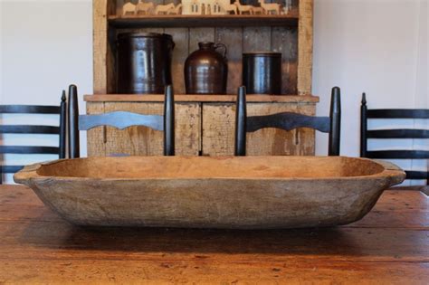 Antique Wooden Dough Bowl Vintage Wooden Bowl Table Dough Bowl