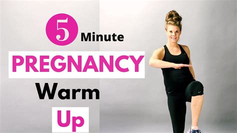 At Home Pregnancy Workout Best Warm Up For Exercise Youtube