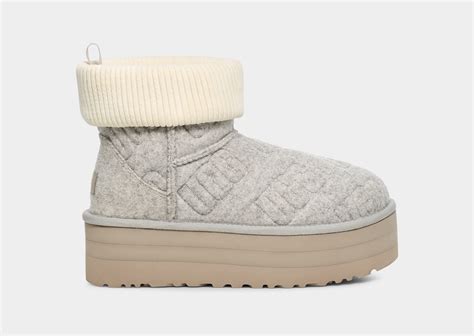 Womens Classic Mini Platform Felted Boot Ugg®