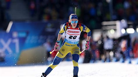 Championnats Du Monde De Biathlon Hanna Oeberg Remporte L Individuel