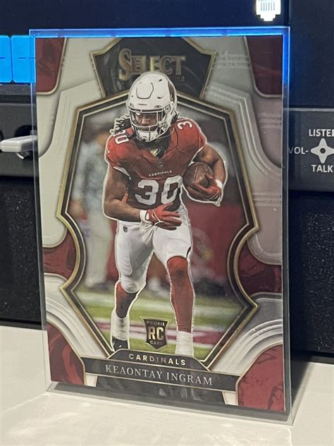 Panini Select Premier Level Keaontay Ingram Rookie Arizona