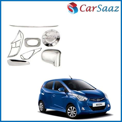 Buy Carsaaz Chrome Accessories Combo Pack For Hyundai Eon Lx Online