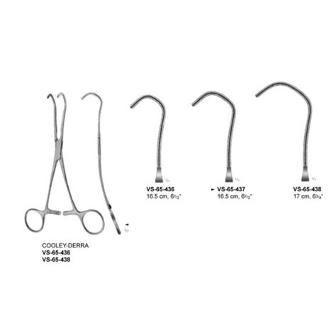 Cooley Derra Anastomosis Clamps With Toothing De Bakey Cm