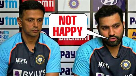 Rohit Sharma And Rahul Dravid Got Angry On West Indies Management After