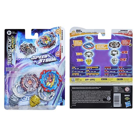 Beyblade Burst Surge Speedstorm Mirage Helios H And Gaianon G