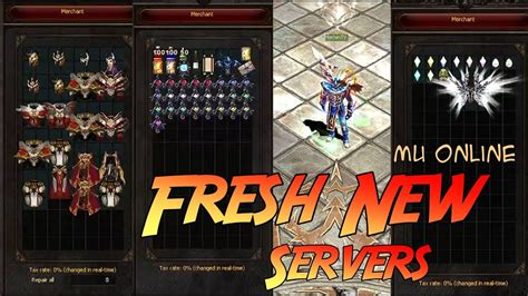 Fresh New Servers 11 Mu Online PC YouTube