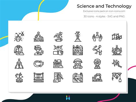 Science and Technology icons - Line by Icon-Icons on Dribbble